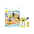Glo Pals Character Bath Toy - Insert your Glo Pals Light-Up Cube into the back of each Pal, drop it in the water, and watch it light up!