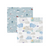 Nest Designs Washcloth Set (6 Pack) 26SS Summer Days   - This multipurpose bib can be used for over-the-shoulder protection during burping sessions and a big bib for older kiddos.