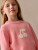 Bonpoint Liesel Pullover Pink 26SS - The Liesel sweater for girls is sure to turn a few heads with its large, contrasting, hand-embroidered cherry on the front.
