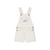 Bonpoint Laga Overalls Ecru 26SS - These Laga organic cotton overalls for girls are a comfortable choice for warm weather.