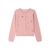 Bonpoint Lilith Cardigan Faded Pink 26SS - Embellished with finely hand-embroidered cherries, this Lilith cardigan for girls adds a touch of style to any outfit. It's made in fine cotton knit.