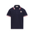 Moncler SS POLO 26SS Navy - Soft and comfortable, this polo shirt is crafted from stretch cotton piquet. A tricolour trim and subtle logo details lend a refined Moncler touch to this everyday staple.