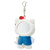 Skater Die-Cut Plush Mirror - A cute and practical plush mirror featuring Sanrio characters, perfect for everyday touch-ups on the go.