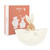 Kaloo Intemporel: Round Rabbit Doudou Cream  - A bunny comforter ready to be adopted by baby.