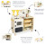 Janod  Mamie Soleil: Big Equipped Kitchen - Guests are arriving, so get cooking! With their large wooden kitchen, children can imagine delicious recipes at the stove and imitate the grown-ups, from age 3 upwards.