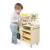 Janod  Mamie Soleil: Big Equipped Kitchen - Guests are arriving, so get cooking! With their large wooden kitchen, children can imagine delicious recipes at the stove and imitate the grown-ups, from age 3 upwards.