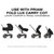 Cybex Priam Stroller - Matte Black Frame (2026) - The Priam revolutionizes luxurious comfort and sublime design to meet parents’ highest expectations.