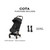 Cybex Coya Stroller - Matte Black Frame (2026) - The ultra-compact Coya begins a new era of travel by uniting iconic design and comfort.
