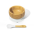Avanchy Bamboo Suction Baby Bowl + Spoon - Experience the versatility of Avanchy's grow-with-me baby bowls, perfect for Baby Led Weaning (BLW) and beyond.