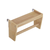 Naturepedic Savona Bedside Tray FSC Oak - Keep bedtime essentials close without taking up extra floor space.