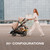 Cybex Gazelle S Stroller Chocolate Brown/Taupe Frame - The CYBEX Gazelle S is the ideal first stroller that includes a removable shopping basket with an impressive additional carrying capacity of 25 lbs.