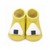Stample Cup Baby Socks 26FW Yellow 36 XS - The Stample Cup Baby Socks in cheerful yellow bring a fun, playful touch to your baby’s outfit.