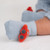 Stample Cup Baby Socks 26FW Blue 55 XS - The Stample Cup Baby Socks in soft blue feature a playful car design that little ones will love.