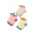 Stample Puffy Check Short Socks Purple 3P 26FW - The Stample Ankle Socks 3P Set brings fun and comfort to your child’s everyday wear.