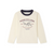 Bonpoint T-Shirt Tadda 26FW - This Tadda long-sleeved T-shirt for boys adds a retro touch to outfits with its "Paris Collège Dalmatiens" print and contrasting crew neck.