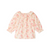 Bonpoint Blouse Dolci Shirt Ecru 26FW - This Dolci organic cotton baby's blouse features a floral print combining vegetal motifs with the words "Paris 1975" in a nod to the House of Bonpoint's origins.