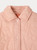 Bonpoint Molly Jacket Rose 26FW - This reversible Molly jacket for girls has one side that is smooth, and the other featuring cherry-shaped quilting.