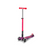 Micro Maxi Deluxe Foldable LED Kickboard | Ultra Pink - This Maxi Micro from the Deluxe family scores points with two extra features: Firstly, the intuitive folding mechanism ensures that the kickboard can be folded with a simple movement of the hand and stored anywhere.