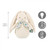 Kaloo Lapinoo: Nightlight Nomad Plush - Cream - During your baby’s rest moments, press the belly of this Lapinoo plush nightlight to emit a soft glow, creating a warm and reassuring atmosphere.