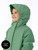 Therm SplashMagic Storm Jacket 26FW Forest Moss - When the raincoat gets wet, a secret pattern is revealed! See the SplashMagic pattern appear in the rain then disappear again when dry.