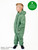 Therm SplashMagic Storm Jacket 26FW Forest Moss - When the raincoat gets wet, a secret pattern is revealed! See the SplashMagic pattern appear in the rain then disappear again when dry.