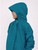 Therm SplashMagic Rainsuit 26FW Deep Teal  - When the rainsuit gets wet, a secret pattern is revealed! See the SplashMagic pattern appear in the rain then disappear again when dry.