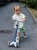 Micro Mini2Grow Deluxe Magic LED Kickboard Ocean Slate - A 4-in-1 scooter designed to grow with your child from 1 to 6. Easily converts from parent-guided ride-on to independent ride-on, starter scooter, and Mini Micro Deluxe.