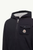 Moncler ZIP Up Cardigan Navy 26FW - Designed for everyday comfort, this zip-up hoodie is crafted from soft cotton fleece and features a practical kangaroo pocket.