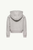 Moncler ZIP Up Cardigan Grey 26FW - Crafted from soft cotton fleece, this zip-up hoodie features inserts along the sleeves as a refined decorative element, while front pockets enhance functionality.