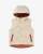 Petite Revery Reversible Vest Redwood 26FW - Two cozy sides for twice the exploring, this reversible vest lets little adventurers switch between structured nylon and oh-so-soft fleece, with a cozy hood ready for wherever the day takes them.