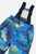 Deux Par Deux Two Piece Snowsuit Green 26FW - Technical, durable and adventure-ready, this two piece PLAY snowsuit in green and navy colorblock with blue camouflage pants keeps young explorers protected during intense winter activities with professional-grade features and bold design.