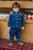 Petite Revery Corduroy Padded Jogger Blue 26FW - Roomy, cozy, and ready for anything, these corduroy harem pants give little legs plenty of room for big adventures, with a playful embroidered patch to top it all off.