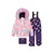 Deux Par Deux Two Piece Snowsuit Gradi 26FW - Technical, durable and adventure-ready, this two piece PLAY snowsuit in green and navy colorblock with blue camouflage pants keeps young explorers protected during intense winter activities with professional-grade features and bold design.