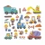 Janod Magneti'stories - The Building Site - 30 Pieces - This construction site-themed magnetic game will serve as the starting point for the best stories and is suitable for children aged 3 years and up.