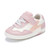 Stride Rite London Mini Sneaker Pink 26FW - The Soft Motion™ London Mini brings big-city vibes to tiny feet. With flexible, durable leather, memory foam comfort, and slip-resistant soles, these sneakers are made for on-the-go adventures.