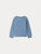 Bonpoint Erol Sweatshirt Dusky Blue 26FW -  This Erol sweatshirt for boys adds a retro touch to any outfit with its heritage logo in bouclé knit embroidery on the front.