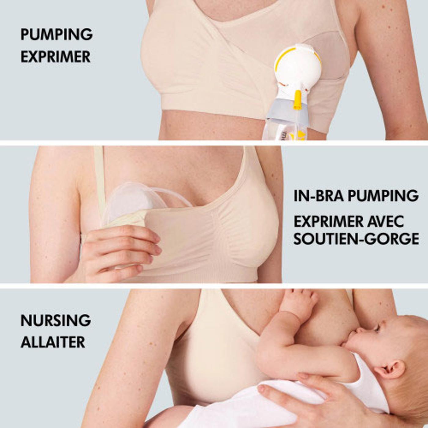 Pack Of 3 Womens Sleeping Nursing Bra Wirefree Breastfeeding