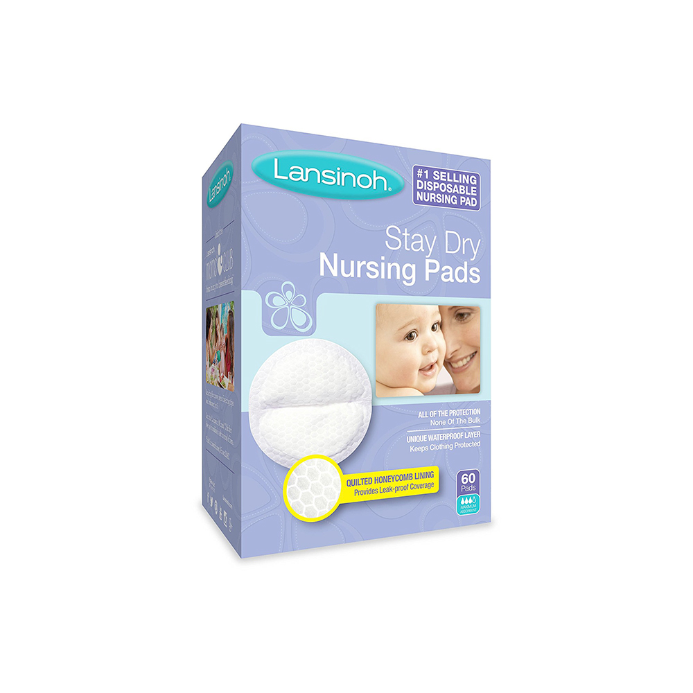 Lansinoh - Lanolin Cream and 60-Count Disposable Nursing Pads Bundle