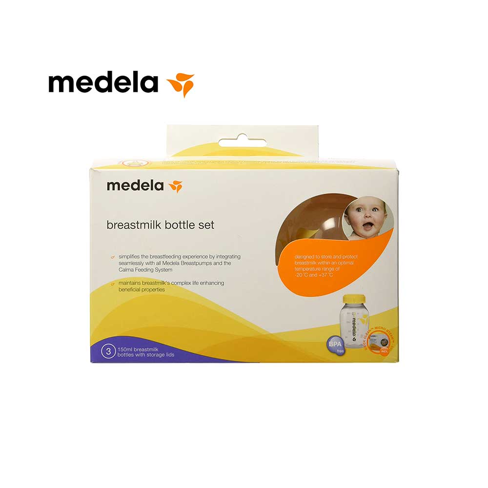 Medela Breast Milk Bottle with Nipple 3 Pk