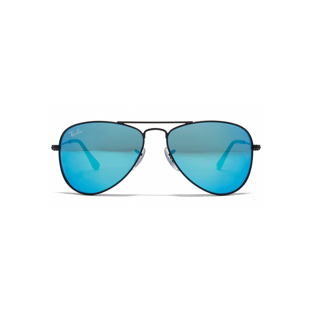 Riser Matte Black and Blue Mirrored Sunglasses XB1