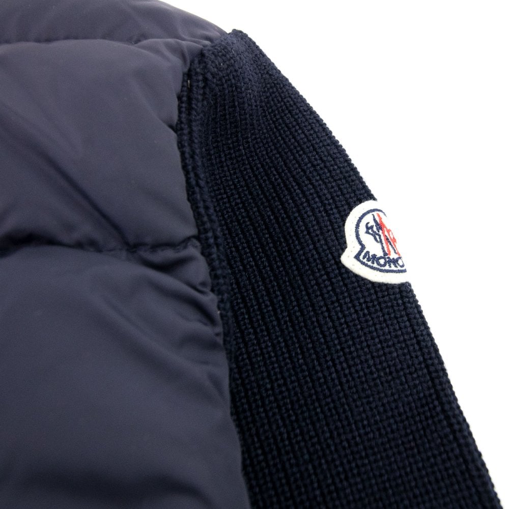 モンクレール　MAGLIA TRICOT GILET VEST ネイビー　M Moncler Navy Maglia Gilet - Oliver's Archive