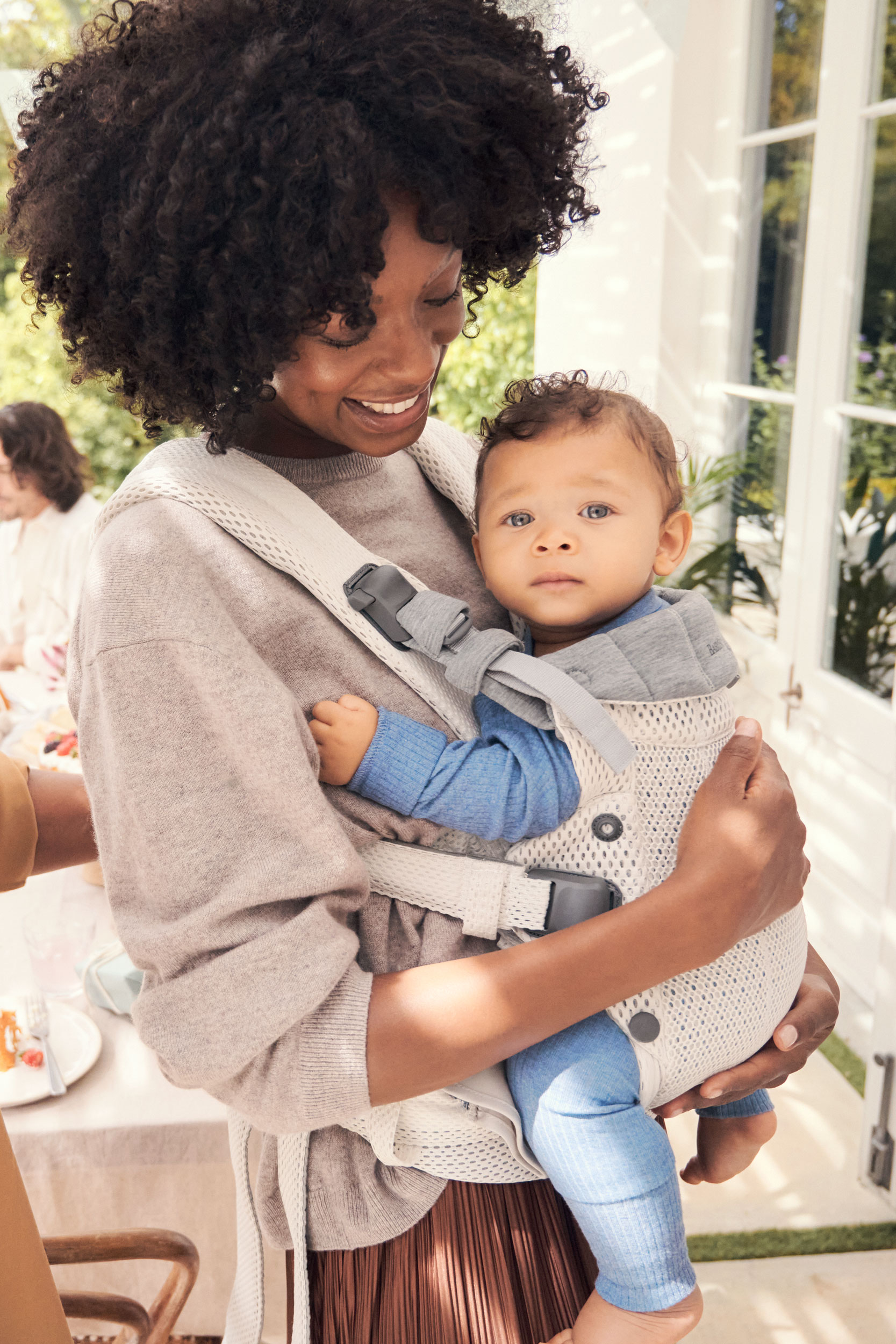新品未使用品BABY CARRIER HARMONY Airy meshシルバー Babybjorn Baby Harmony Carrier 3D Mesh Silver