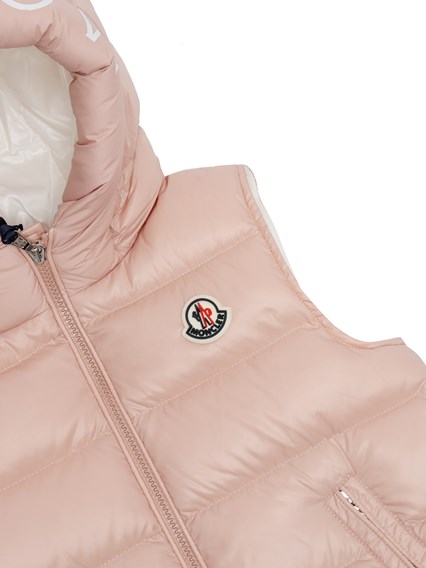 Moncler Montreuil Down Vest - Blue and pink