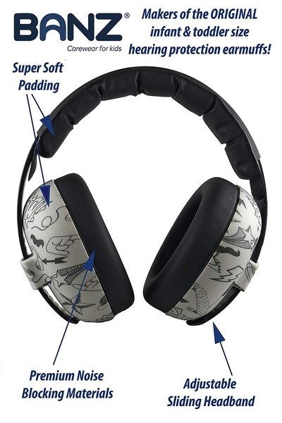 Banz Hearing Protection Earmuffs Graffiti