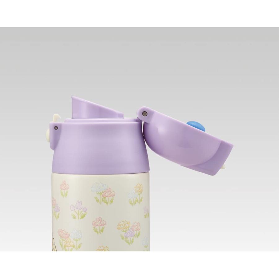 Skater Lightweight one push stainless bottle 360ML