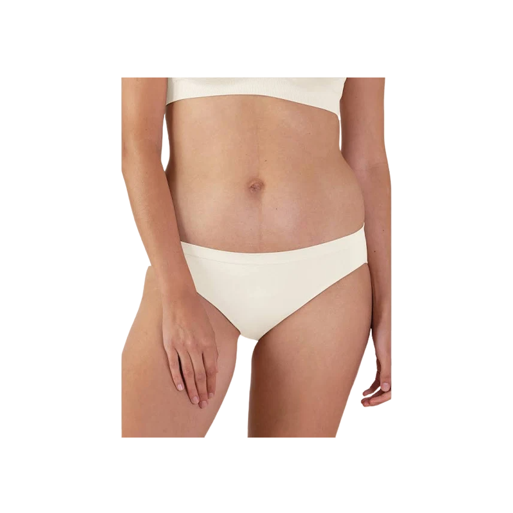 White medium waist panty L