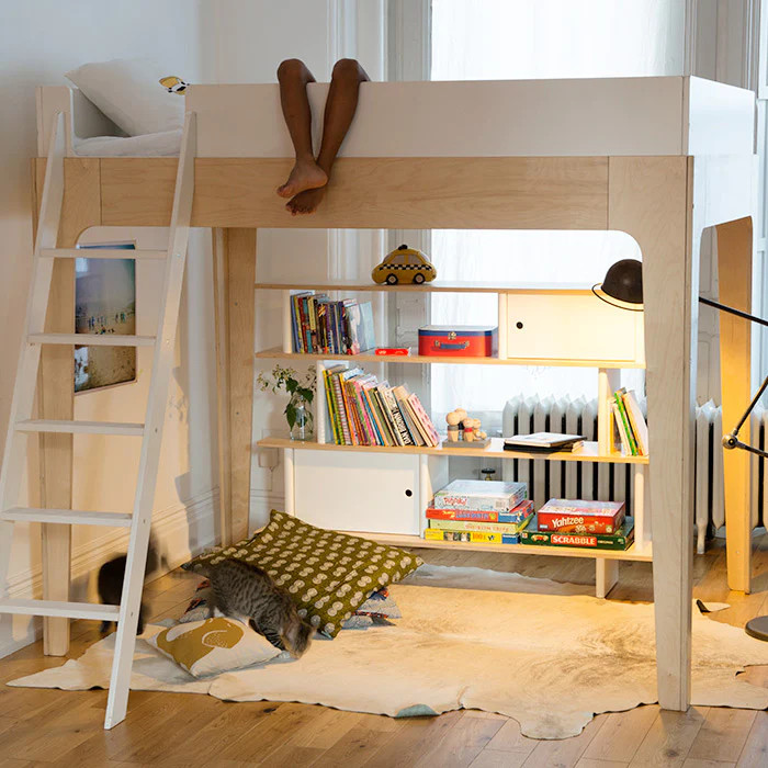 Oeuf Horizontal Mini Library Birch: Stylish and Functional