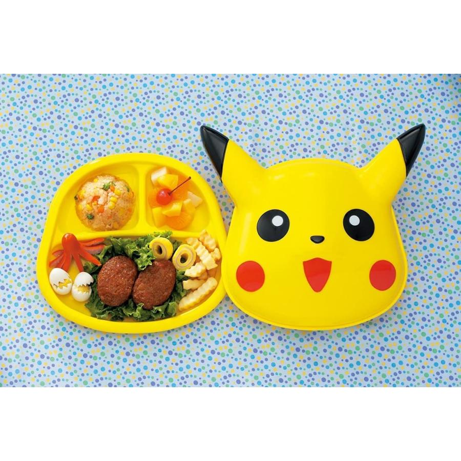 Pokemon 3-Section Divided Plate For Kids - Multicoloured Plastic Dinner Plate