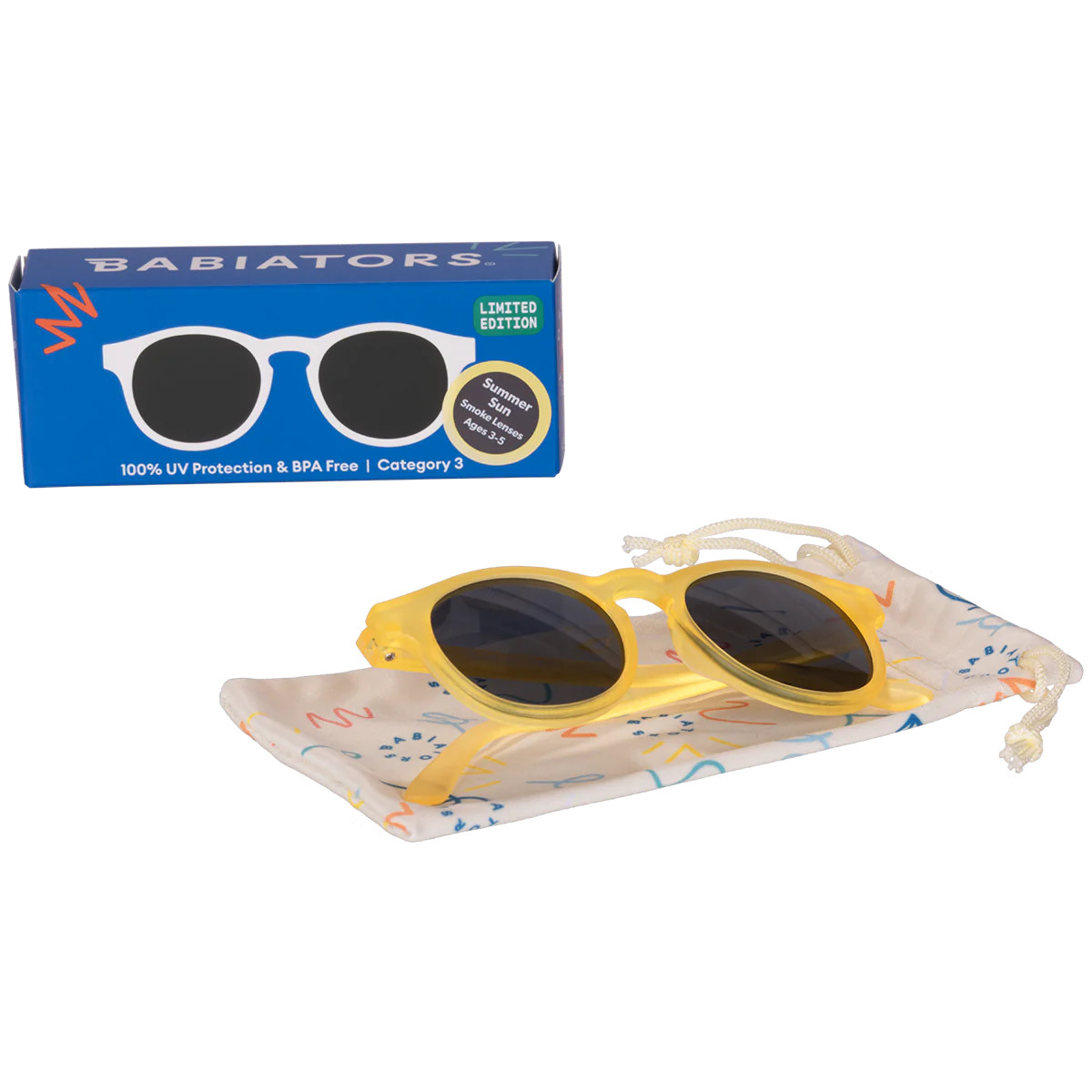 Babiators Keyhole Non-Polarized Mirrored Sunglasses - The Darling - 3-5  Years