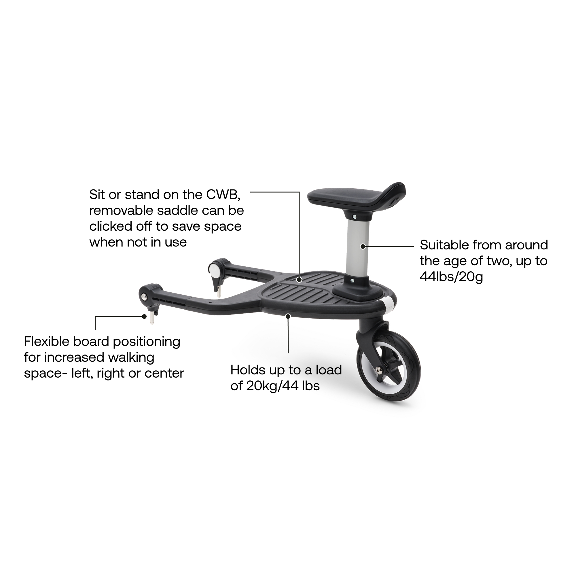 Bugaboo Butterfly/Kangaroo comfort wheeled board+
